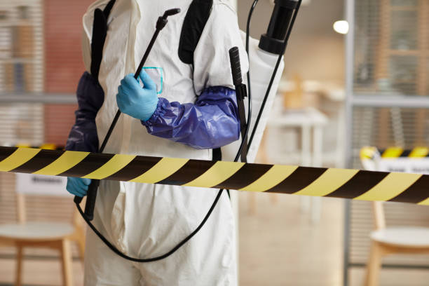 Professional Sewage Cleanup technician working in Aquasco, MD